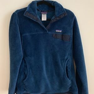 Blue Patagonia Snap-T Pullover Sweater Women’s L